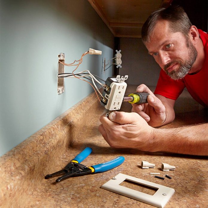 install new outlets in the kitchen