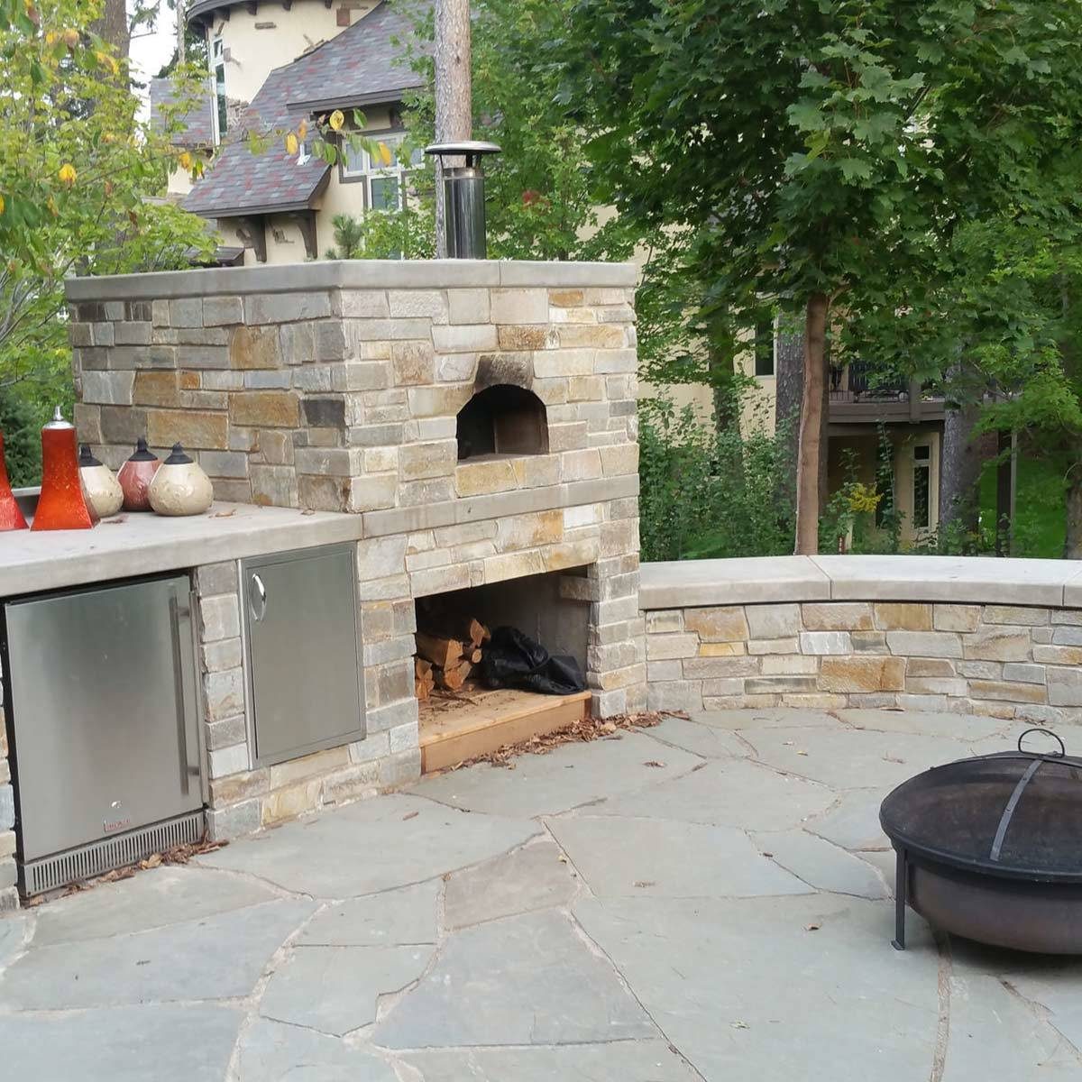 Gray Flagstone Patio
