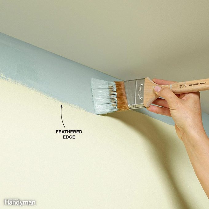 How to Get a Feathered Paint Edge