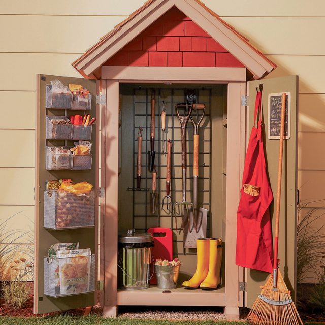 DIY Garden Closet Storage Project
