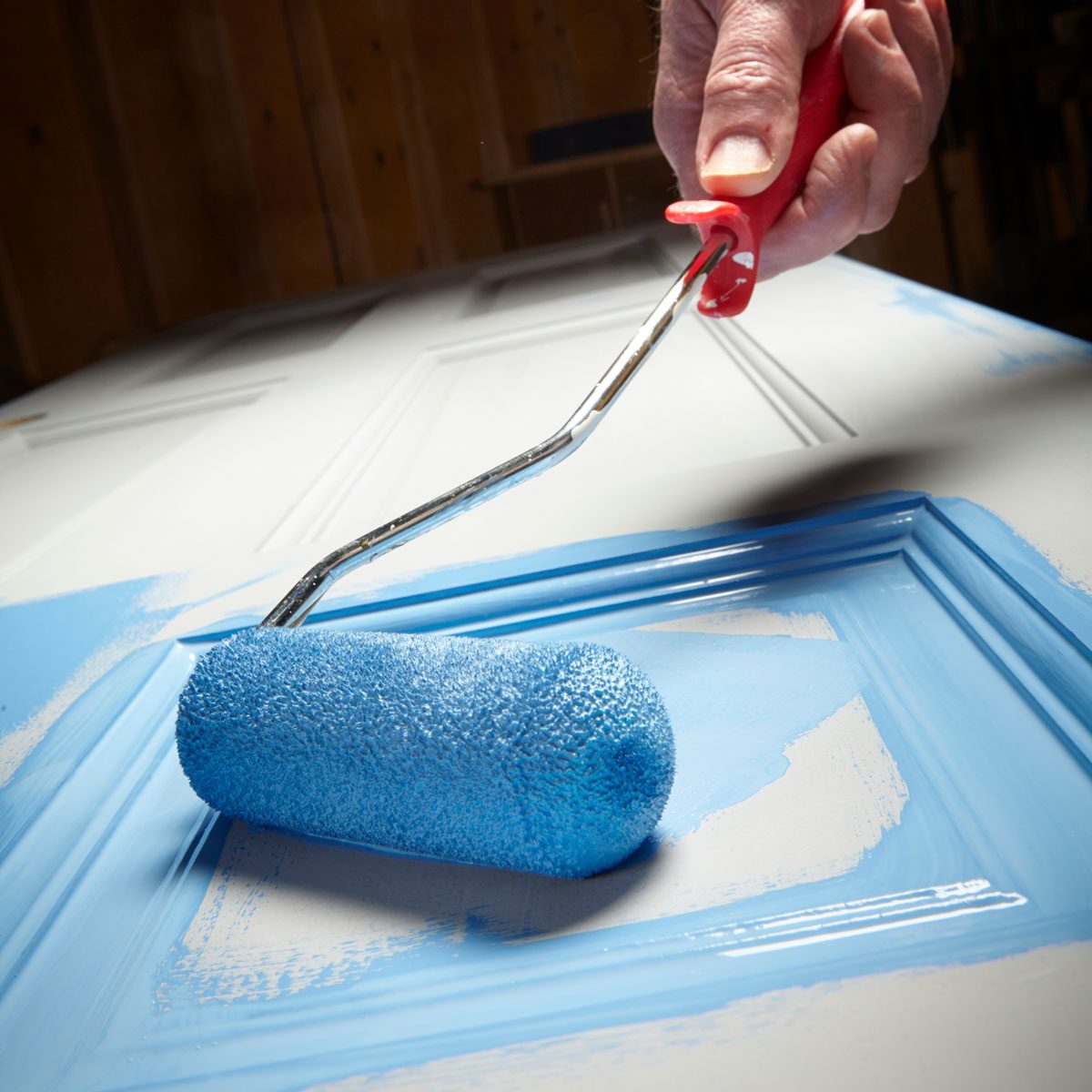 painting a door