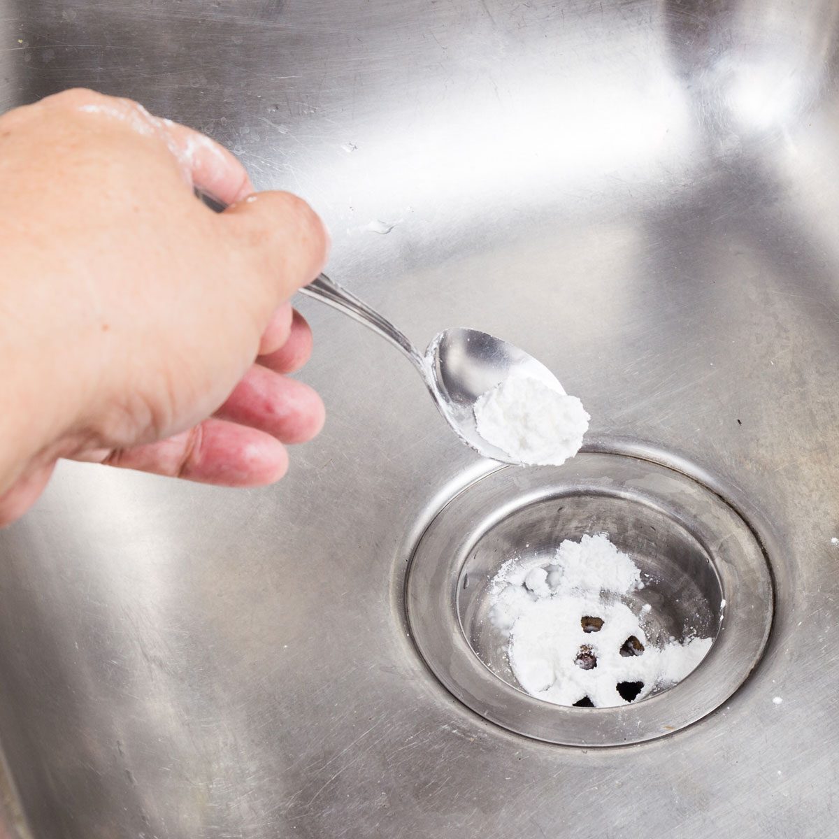 Baking Soda In Sink 