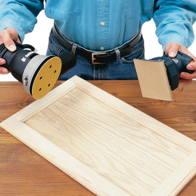 Why You Should Use a Random Orbital Sander for Sanding Cabinets