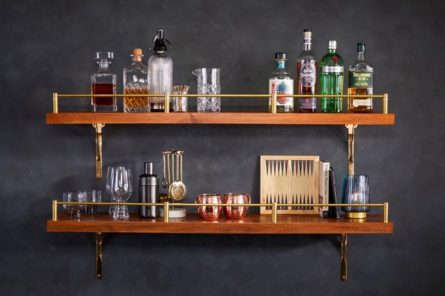 How To Build Bar Shelves
