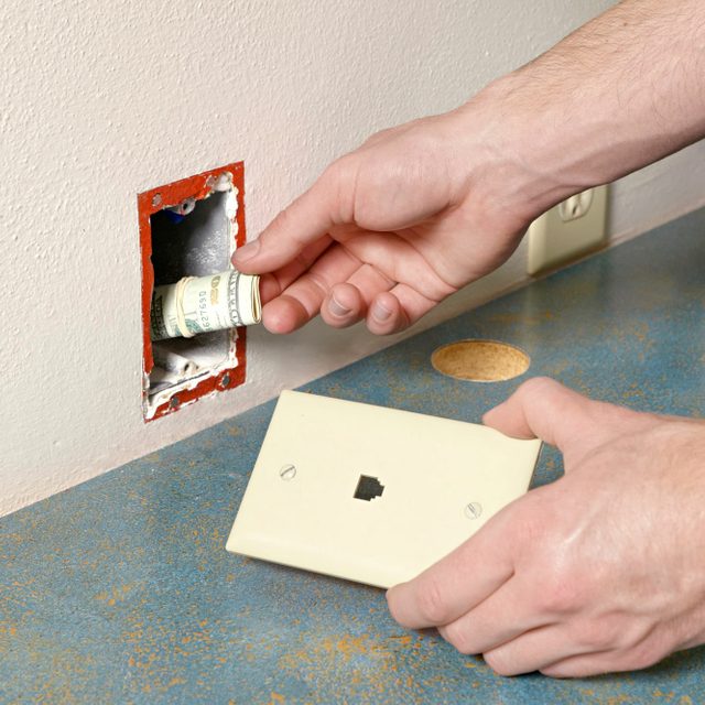 Turn Your Old Telephone Wall Jack Into a Secret Hiding Spot