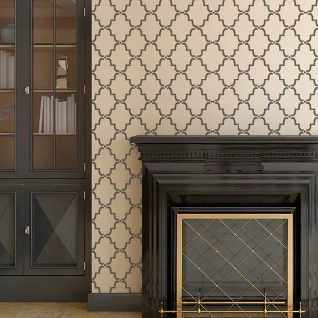 Moroccan Trellis Pattern Wall Stencil