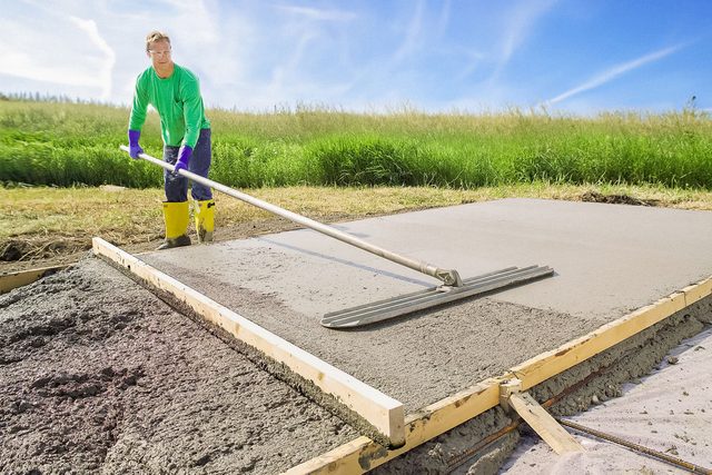 How to Form and Pour a Concrete Slab