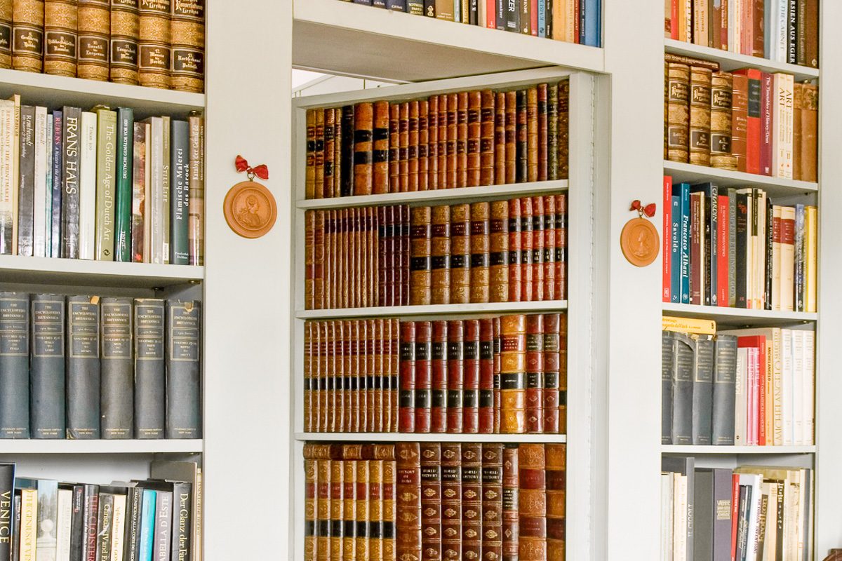 bookcase doorway