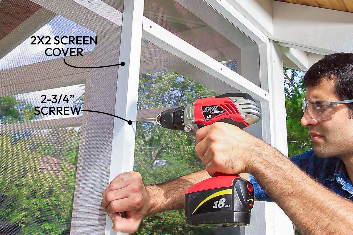 Attach 2x2s Over The Framing 