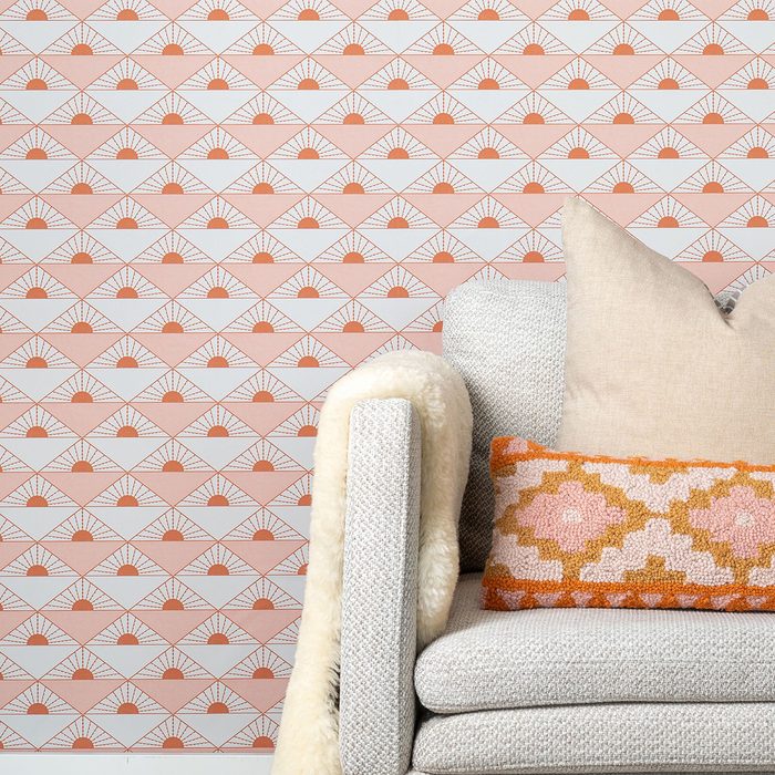 Rising Sun Removable Wallpaper Via Westelm.com